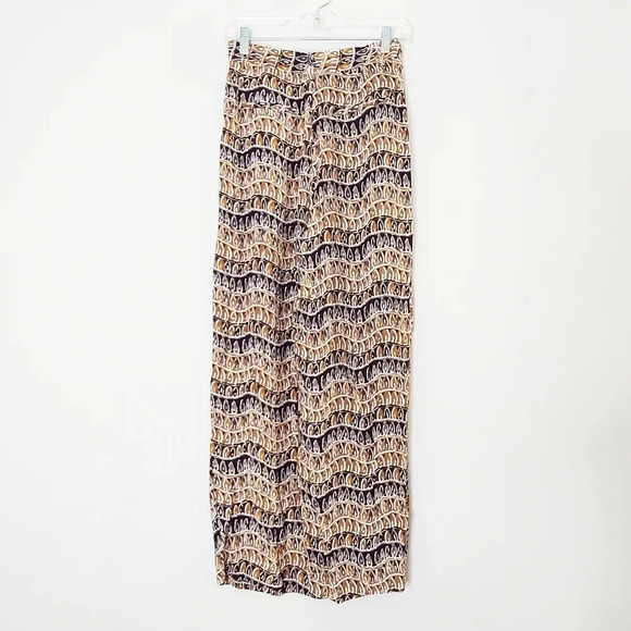 NWT Anthropologie See U Soon Printed Boho Pants 4 - Picture 2 of 6